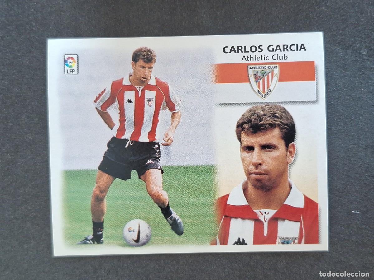 Cromos de f&uacute;tbol: L5 CARLOS GARCIA ATHLETIC CLUB DE BILBAO LIGA ESTE 1999 2000 99 00 NUNCA PEGADO SIN PEGAR