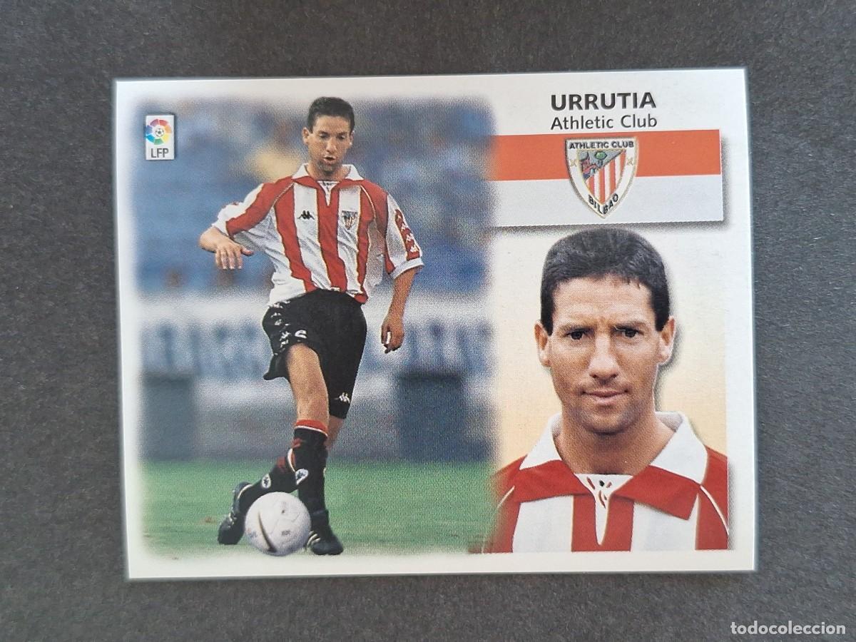 Cromos de f&uacute;tbol: L5 URRUTIA ATHLETIC CLUB DE BILBAO LIGA ESTE 1999 2000 99 00 NUNCA PEGADO SIN PEGAR