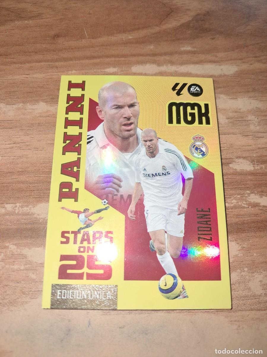 Cromos de f&uacute;tbol: CARD MEGACRACKS TEMPORADA 26/27: PANINI STARS ON 25 EDICI&Oacute;N &Uacute;NICA ZIDANE, N&deg; 430