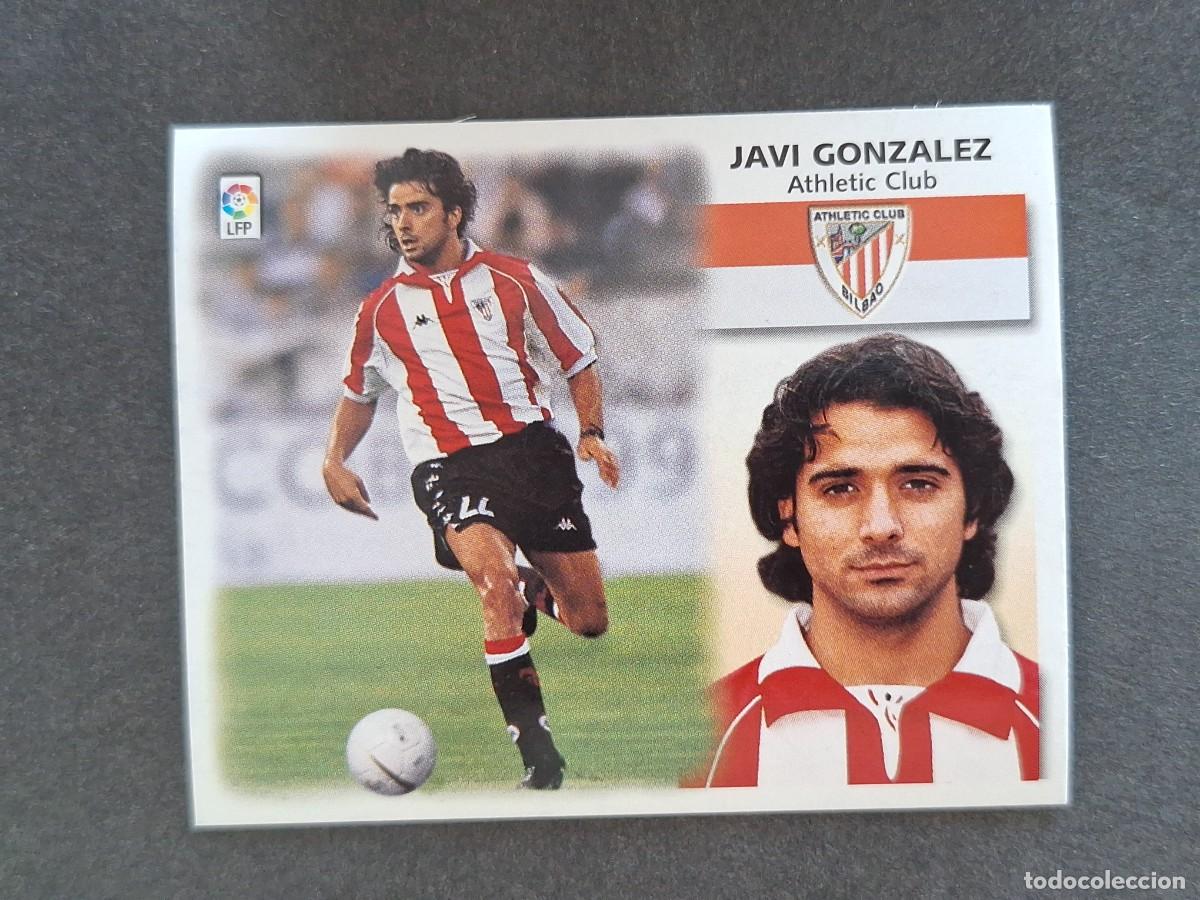 Cromos de f&uacute;tbol: L5 JAVI GONZALEZ ATHLETIC CLUB DE BILBAO LIGA ESTE 1999 2000 99 00 NUNCA PEGADO SIN PEGAR