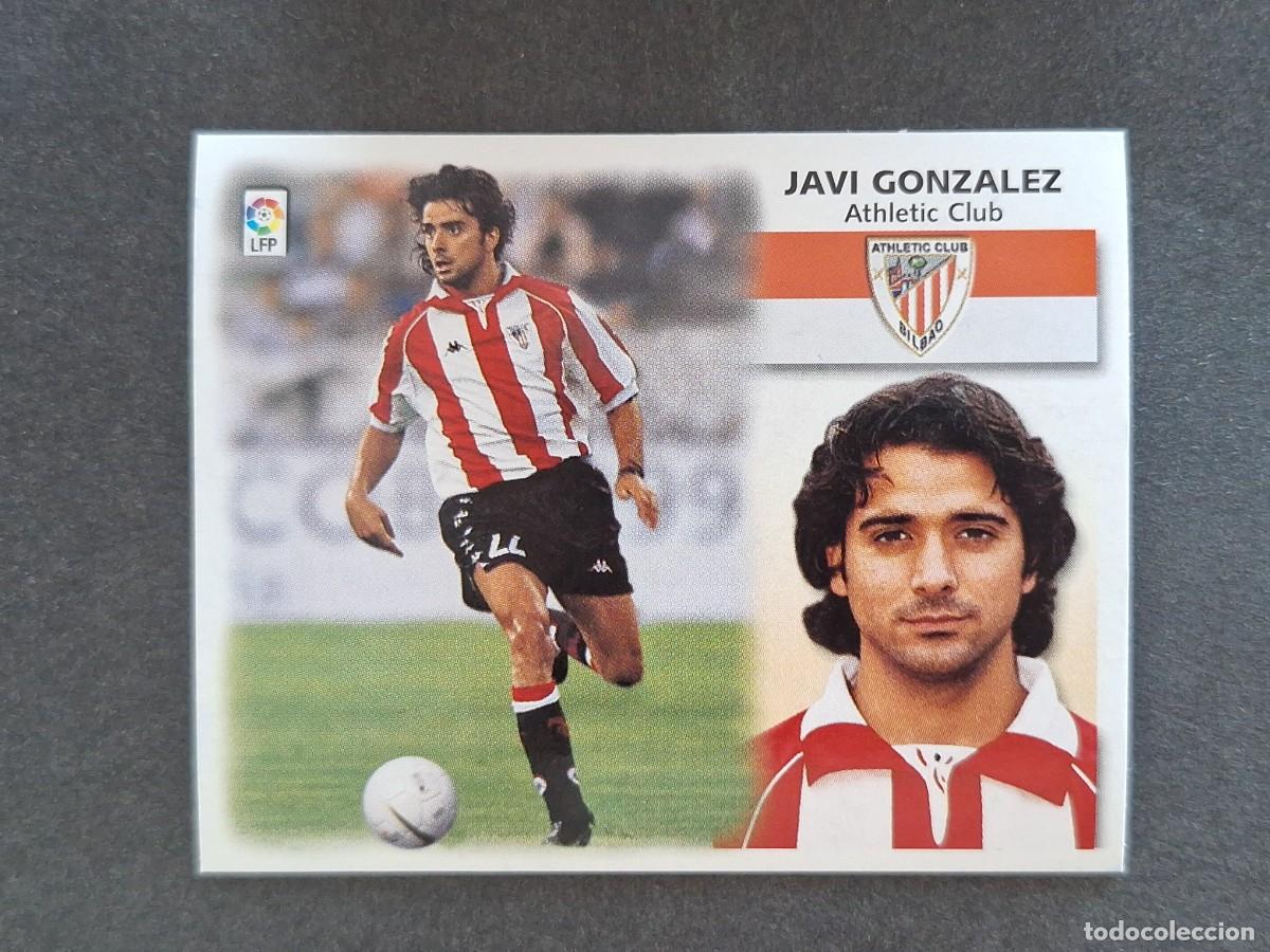 Cromos de f&uacute;tbol: L5 JAVI GONZALEZ ATHLETIC CLUB DE BILBAO LIGA ESTE 1999 2000 99 00 NUNCA PEGADO SIN PEGAR