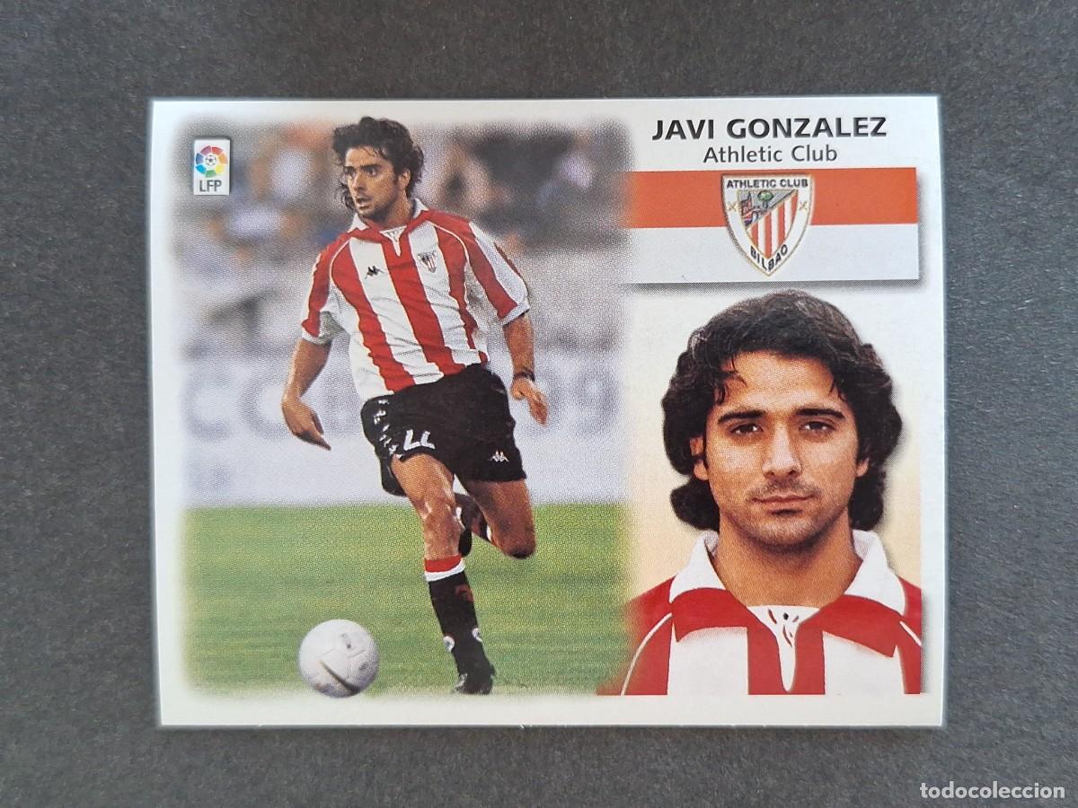 Cromos de f&uacute;tbol: L5 JAVI GONZALEZ ATHLETIC CLUB DE BILBAO LIGA ESTE 1999 2000 99 00 NUNCA PEGADO SIN PEGAR