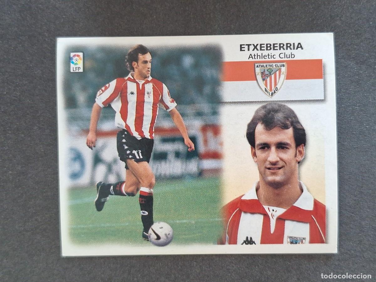Cromos de f&uacute;tbol: L5 ETXEBERRIA ATHLETIC CLUB DE BILBAO LIGA ESTE 1999 2000 99 00 NUNCA PEGADO SIN PEGAR