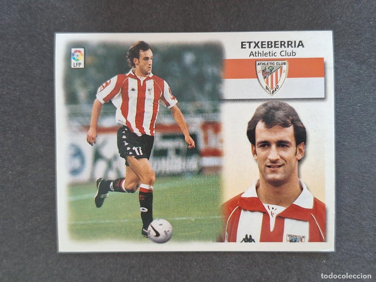Cromos de f&uacute;tbol: L5 ETXEBERRIA ATHLETIC CLUB DE BILBAO LIGA ESTE 1999 2000 99 00 NUNCA PEGADO SIN PEGAR