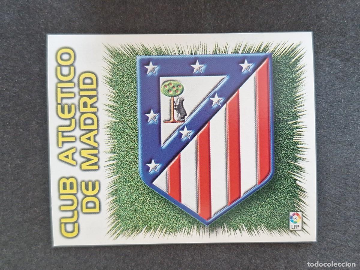 Cromos de f&uacute;tbol: L5 ESCUDO ATLETICO DE MADRID LIGA ESTE 1999 2000 99 00 NUNCA PEGADO SIN PEGAR