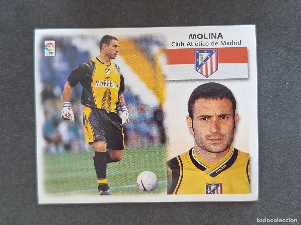 Cromos de f&uacute;tbol: L5 MOLINA ATLETICO DE MADRID LIGA ESTE 1999 2000 99 00 NUNCA PEGADO SIN PEGAR