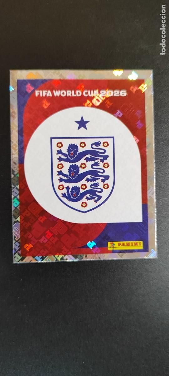 Cromos de f&uacute;tbol: FIFA WORLD CUP 2026 STICKER ESCUDO INGLATERRA # ENG1 PANINI