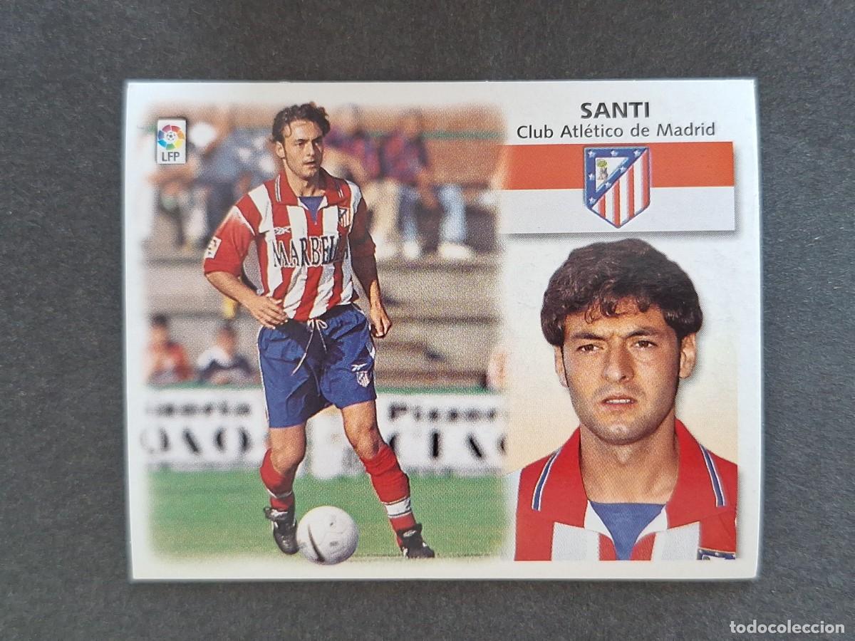 Cromos de f&uacute;tbol: L5 SANTI ATLETICO DE MADRID LIGA ESTE 1999 2000 99 00 NUNCA PEGADO SIN PEGAR