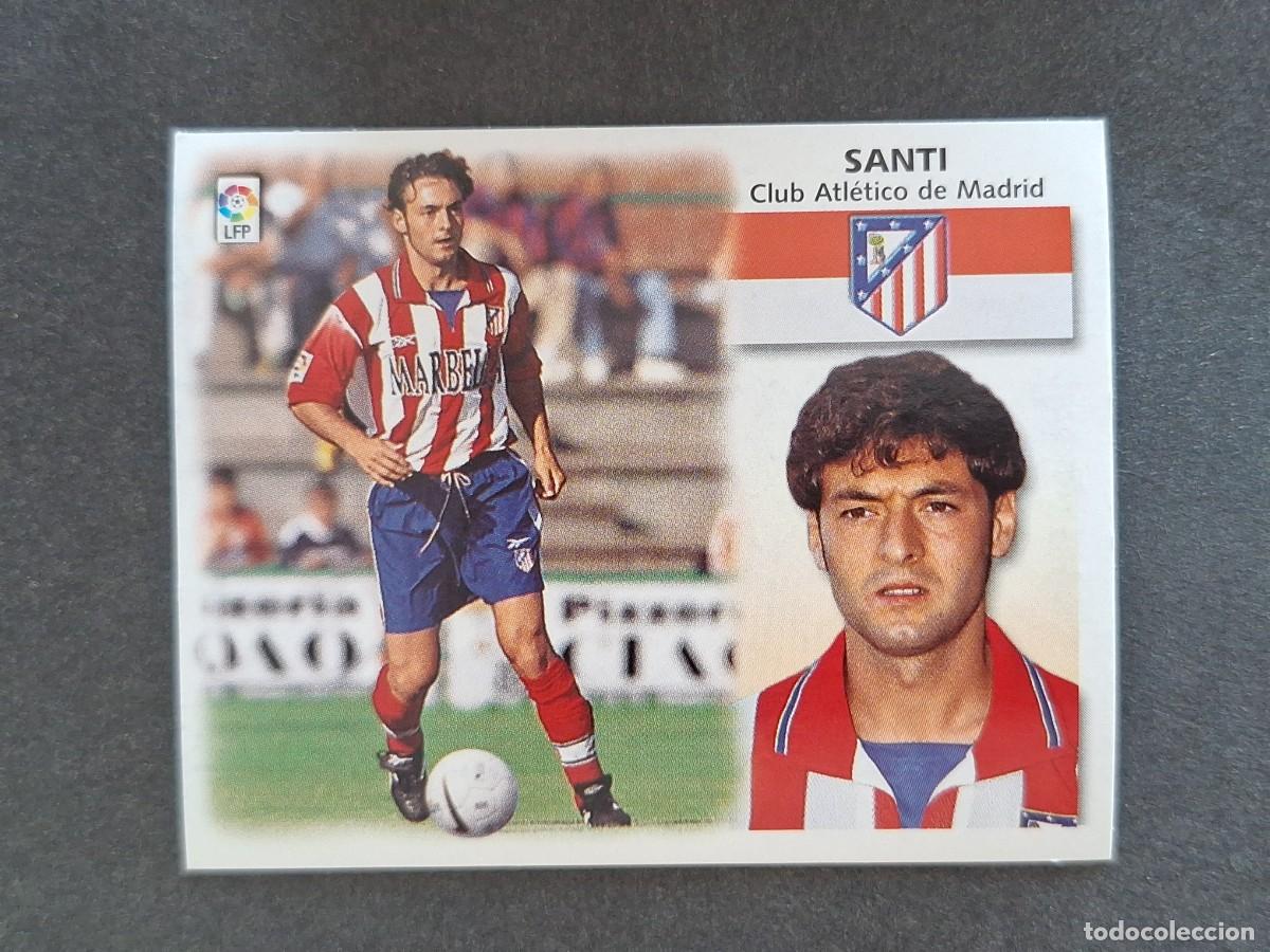 Cromos de f&uacute;tbol: L5 SANTI ATLETICO DE MADRID LIGA ESTE 1999 2000 99 00 NUNCA PEGADO SIN PEGAR