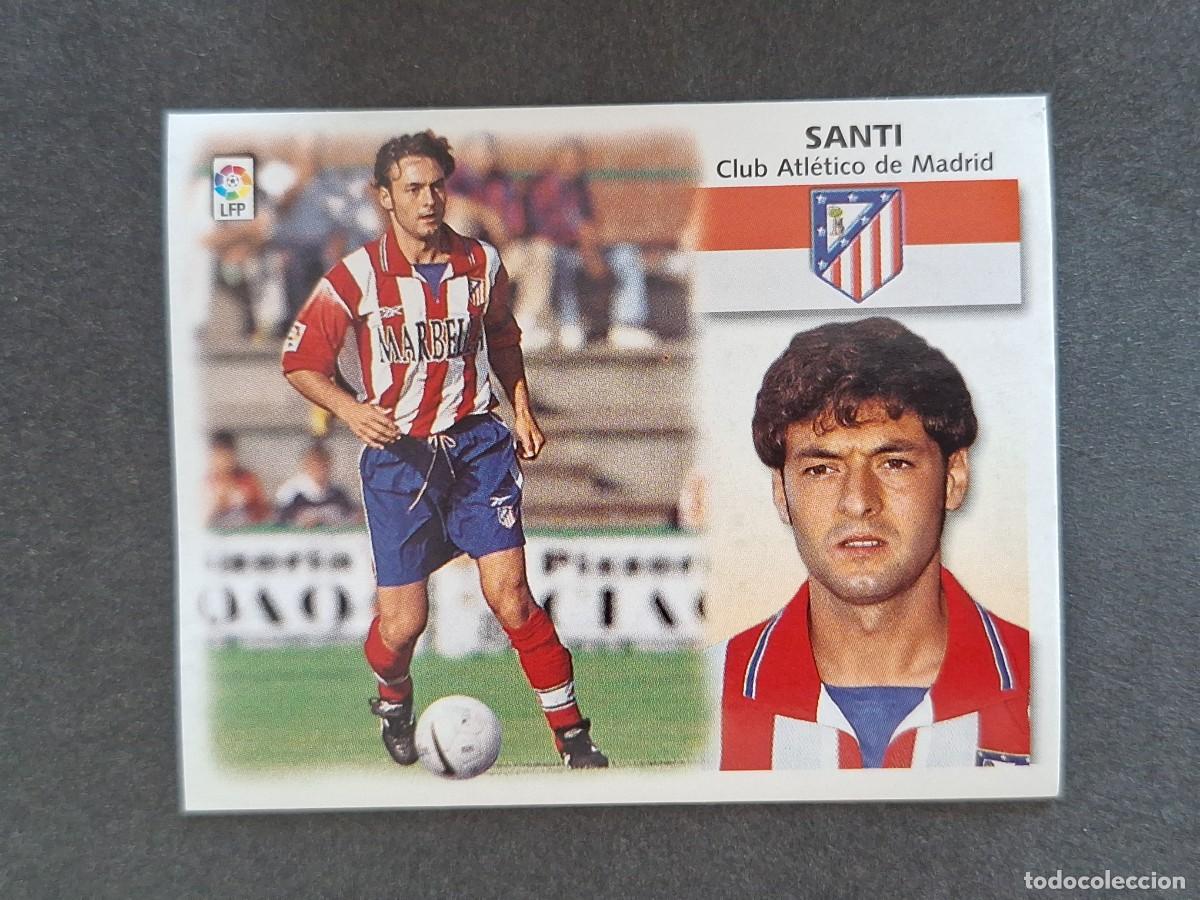 Cromos de f&uacute;tbol: L5 SANTI ATLETICO DE MADRID LIGA ESTE 1999 2000 99 00 NUNCA PEGADO SIN PEGAR