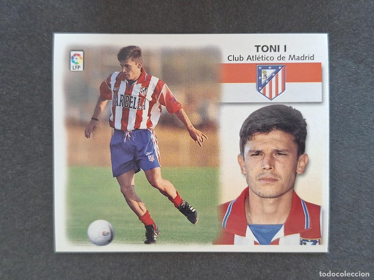 Cromos de f&uacute;tbol: L5 TONI I ATLETICO DE MADRID LIGA ESTE 1999 2000 99 00 NUNCA PEGADO SIN PEGAR