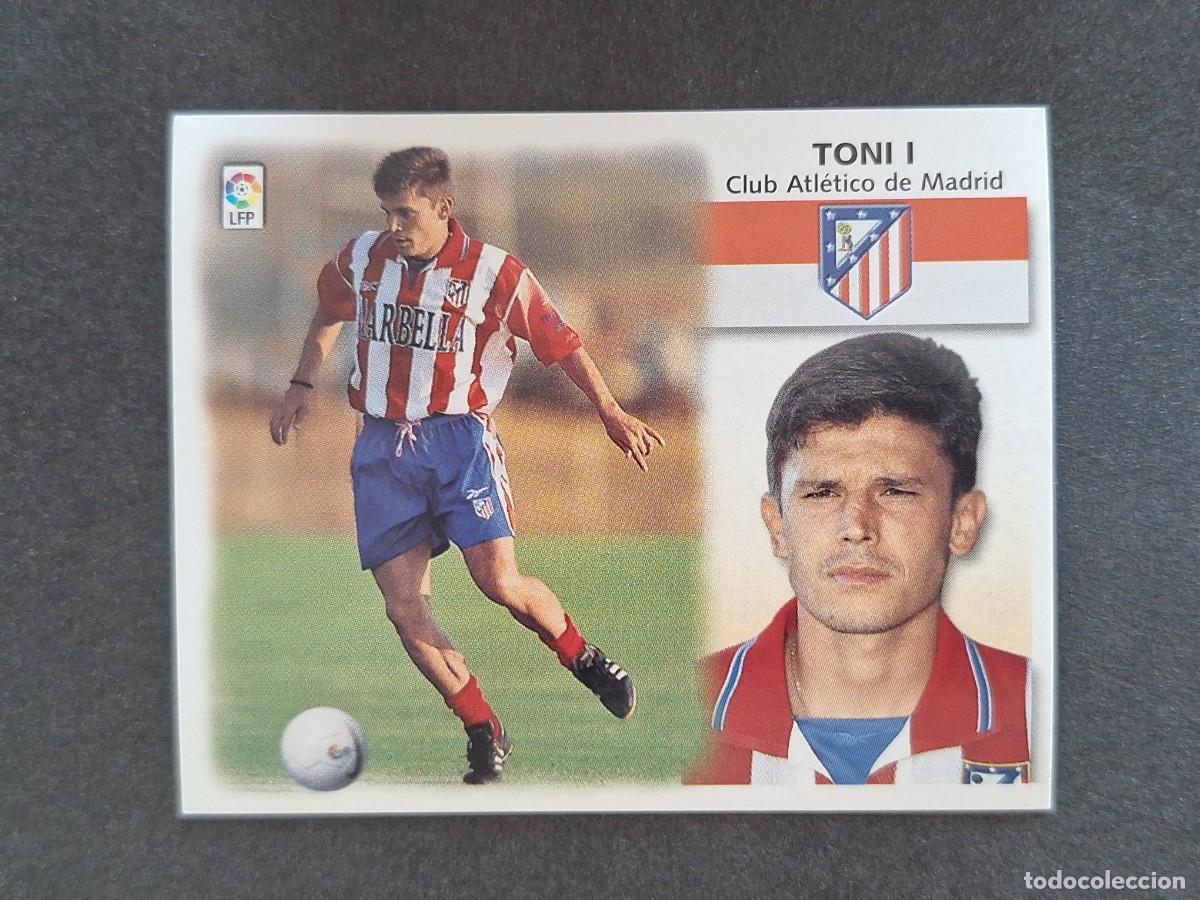 Cromos de f&uacute;tbol: L5 TONI I ATLETICO DE MADRID LIGA ESTE 1999 2000 99 00 NUNCA PEGADO SIN PEGAR