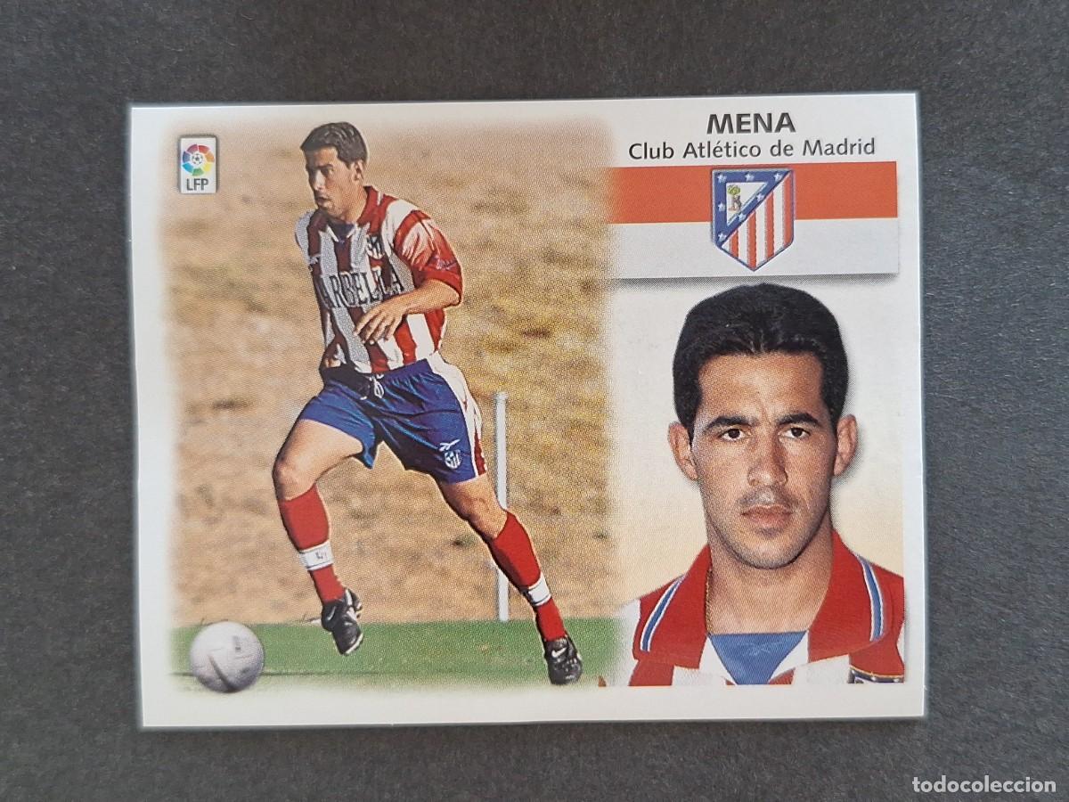 Cromos de f&uacute;tbol: L5 MENA ATLETICO DE MADRID LIGA ESTE 1999 2000 99 00 NUNCA PEGADO SIN PEGAR