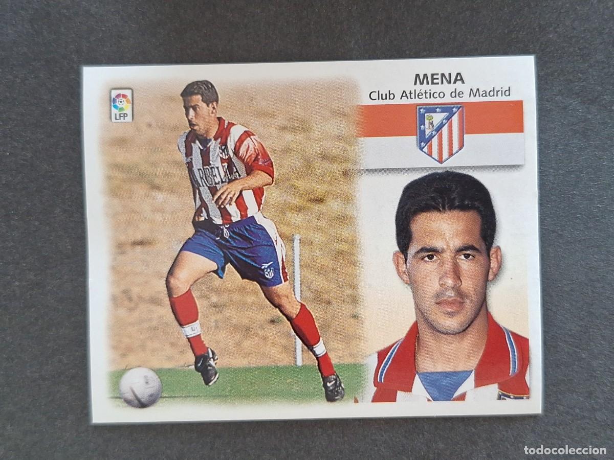 Cromos de f&uacute;tbol: L5 MENA ATLETICO DE MADRID LIGA ESTE 1999 2000 99 00 NUNCA PEGADO SIN PEGAR