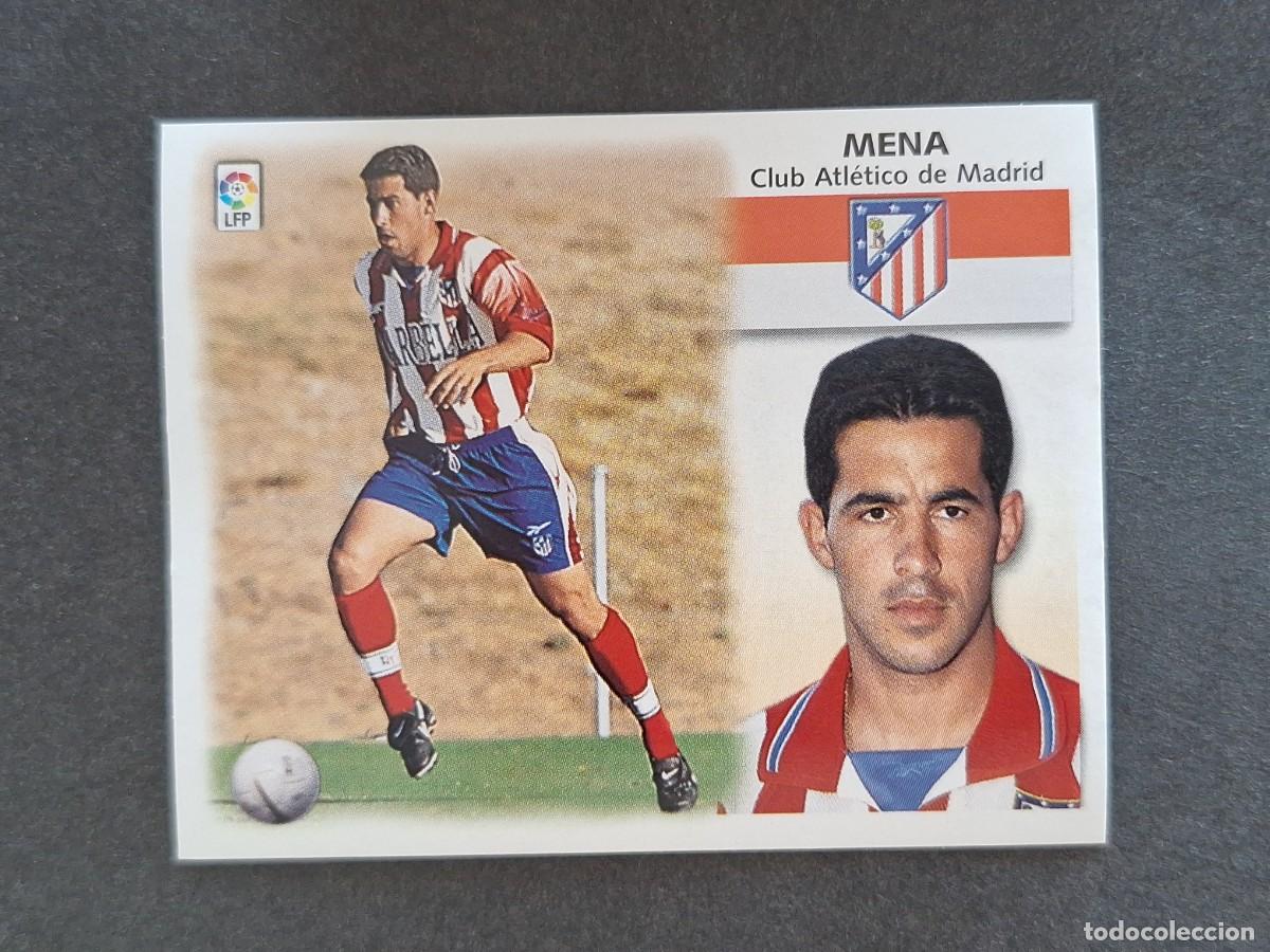 Cromos de f&uacute;tbol: L5 MENA ATLETICO DE MADRID LIGA ESTE 1999 2000 99 00 NUNCA PEGADO SIN PEGAR