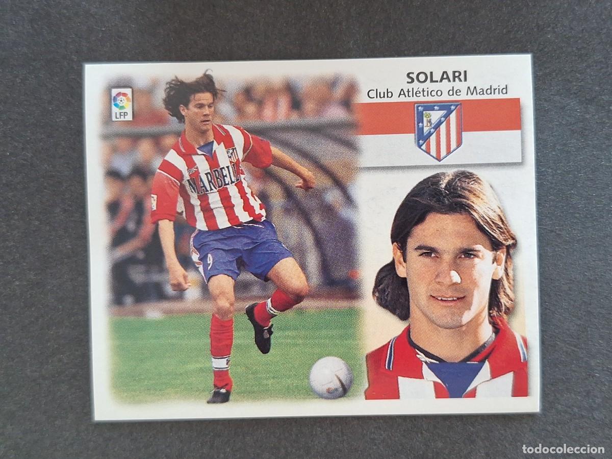 Cromos de f&uacute;tbol: L5 SOLARI ATLETICO DE MADRID LIGA ESTE 1999 2000 99 00 NUNCA PEGADO SIN PEGAR