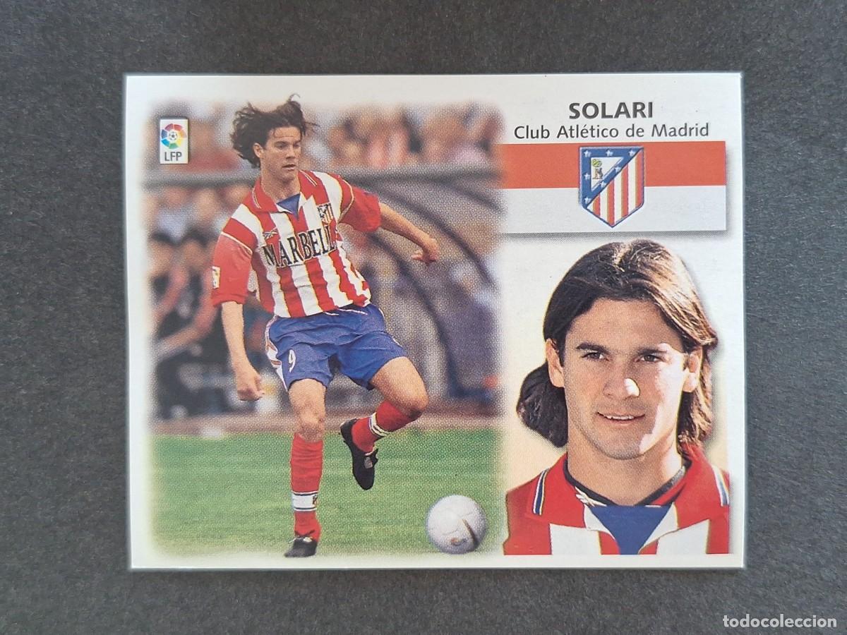 Cromos de f&uacute;tbol: L5 SOLARI ATLETICO DE MADRID LIGA ESTE 1999 2000 99 00 NUNCA PEGADO SIN PEGAR
