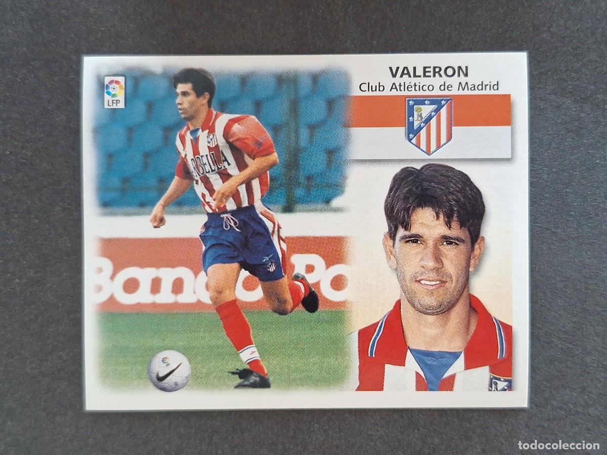 Cromos de f&uacute;tbol: L5 VALERON ATLETICO DE MADRID LIGA ESTE 1999 2000 99 00 NUNCA PEGADO SIN PEGAR