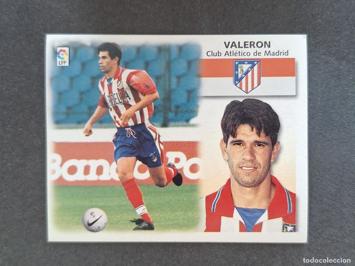 Cromos de f&uacute;tbol: L5 VALERON ATLETICO DE MADRID LIGA ESTE 1999 2000 99 00 NUNCA PEGADO SIN PEGAR