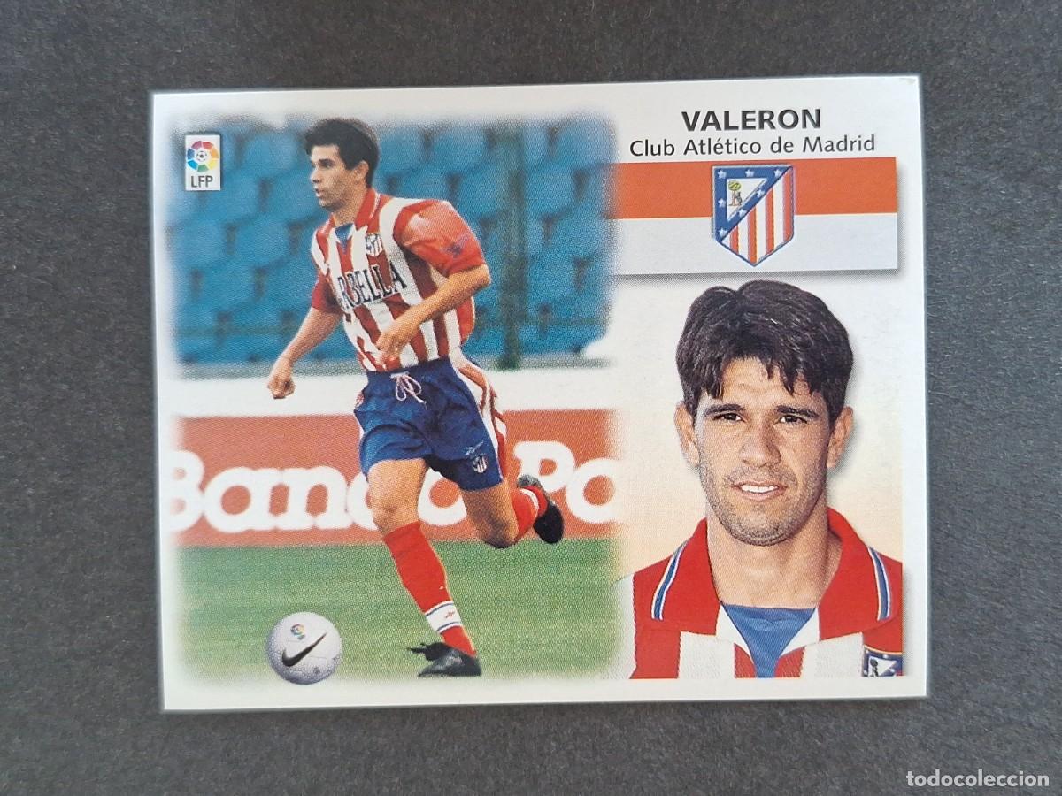 Cromos de f&uacute;tbol: L5 VALERON ATLETICO DE MADRID LIGA ESTE 1999 2000 99 00 NUNCA PEGADO SIN PEGAR