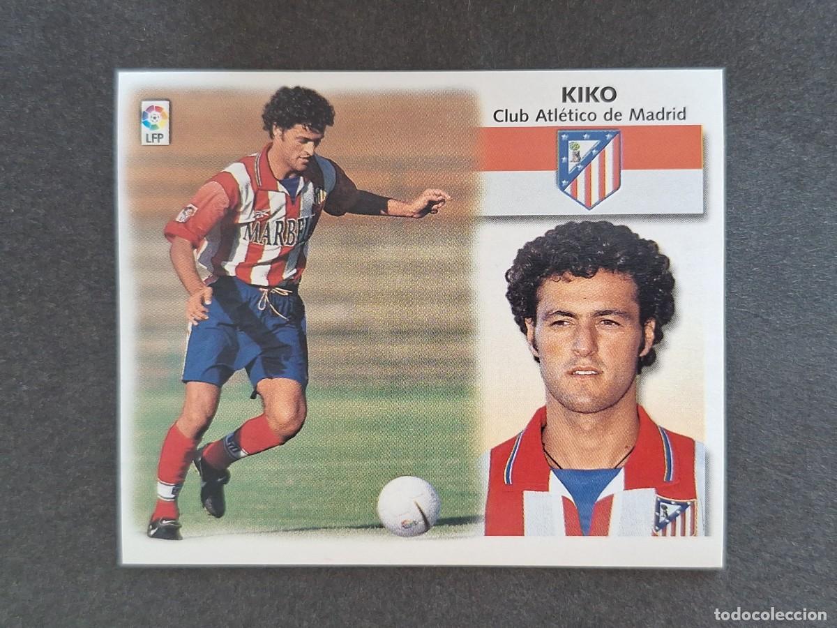 Cromos de f&uacute;tbol: L5 KIKO ATLETICO DE MADRID LIGA ESTE 1999 2000 99 00 NUNCA PEGADO SIN PEGAR