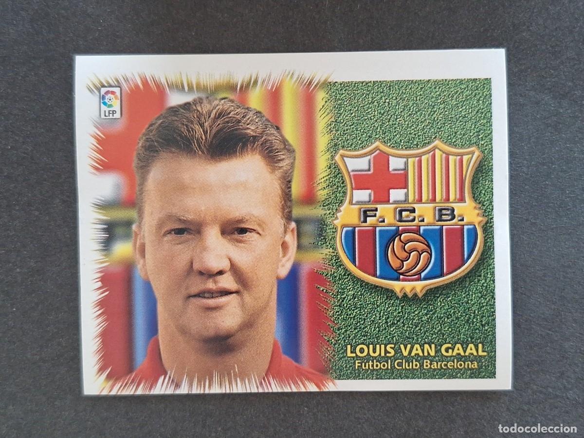 Cromos de f&uacute;tbol: L5 LOUIS VAN GAAL ENTRENADOR F. C. BARCELONA LIGA ESTE 1999 2000 99 00 NUNCA PEGADO SIN PEGAR