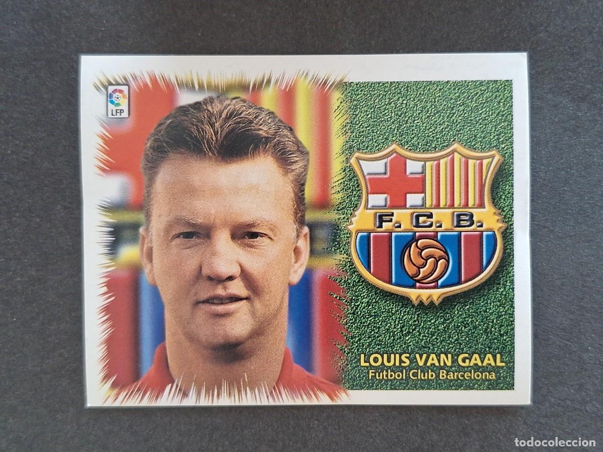 Cromos de f&uacute;tbol: L5 LOUIS VAN GAAL ENTRENADOR F. C. BARCELONA LIGA ESTE 1999 2000 99 00 NUNCA PEGADO SIN PEGAR