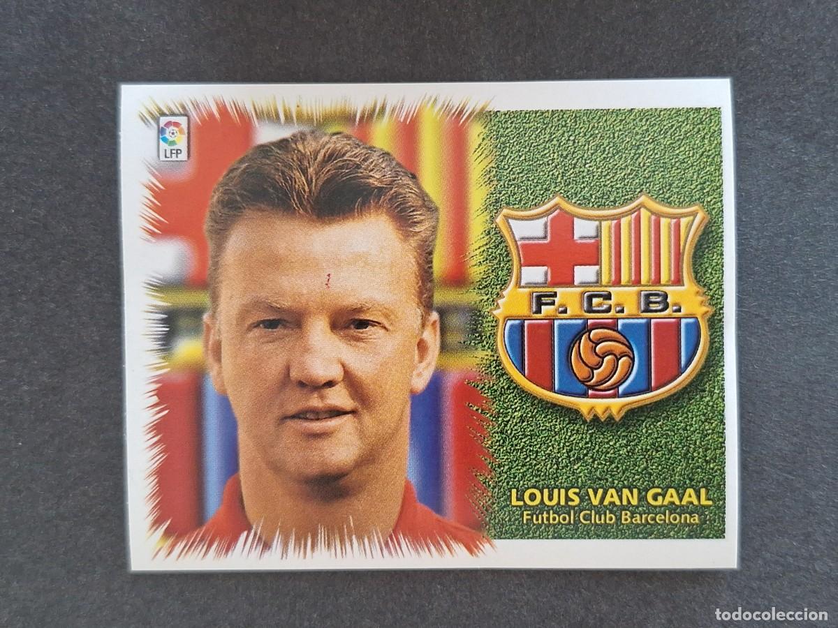 Cromos de f&uacute;tbol: L5 LOUIS VAN GAAL ENTRENADOR F. C. BARCELONA LIGA ESTE 1999 2000 99 00 NUNCA PEGADO SIN PEGAR