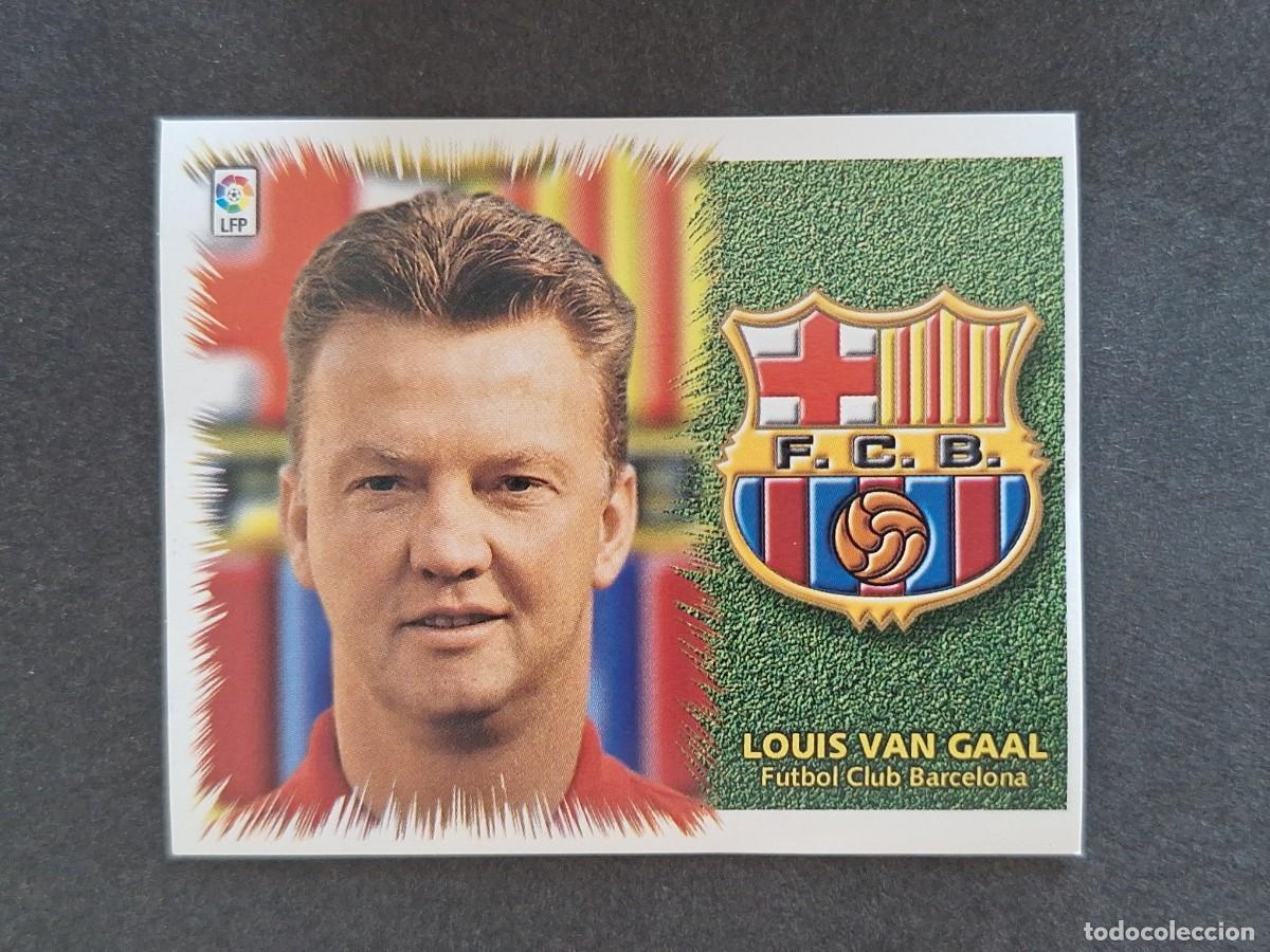 Cromos de f&uacute;tbol: L5 LOUIS VAN GAAL ENTRENADOR F. C. BARCELONA LIGA ESTE 1999 2000 99 00 NUNCA PEGADO SIN PEGAR