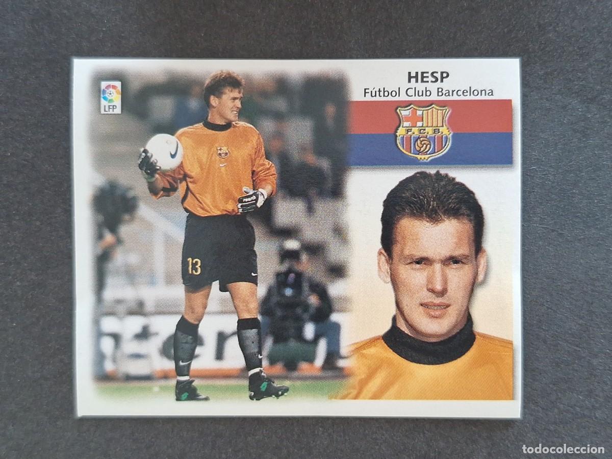 Cromos de f&uacute;tbol: L5 HESP F. C. BARCELONA LIGA ESTE 1999 2000 99 00 NUNCA PEGADO SIN PEGAR