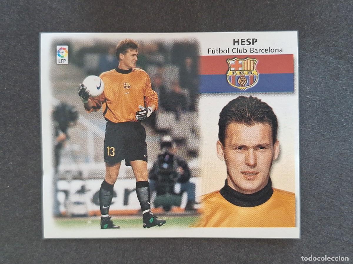 Cromos de f&uacute;tbol: L5 HESP F. C. BARCELONA LIGA ESTE 1999 2000 99 00 NUNCA PEGADO SIN PEGAR