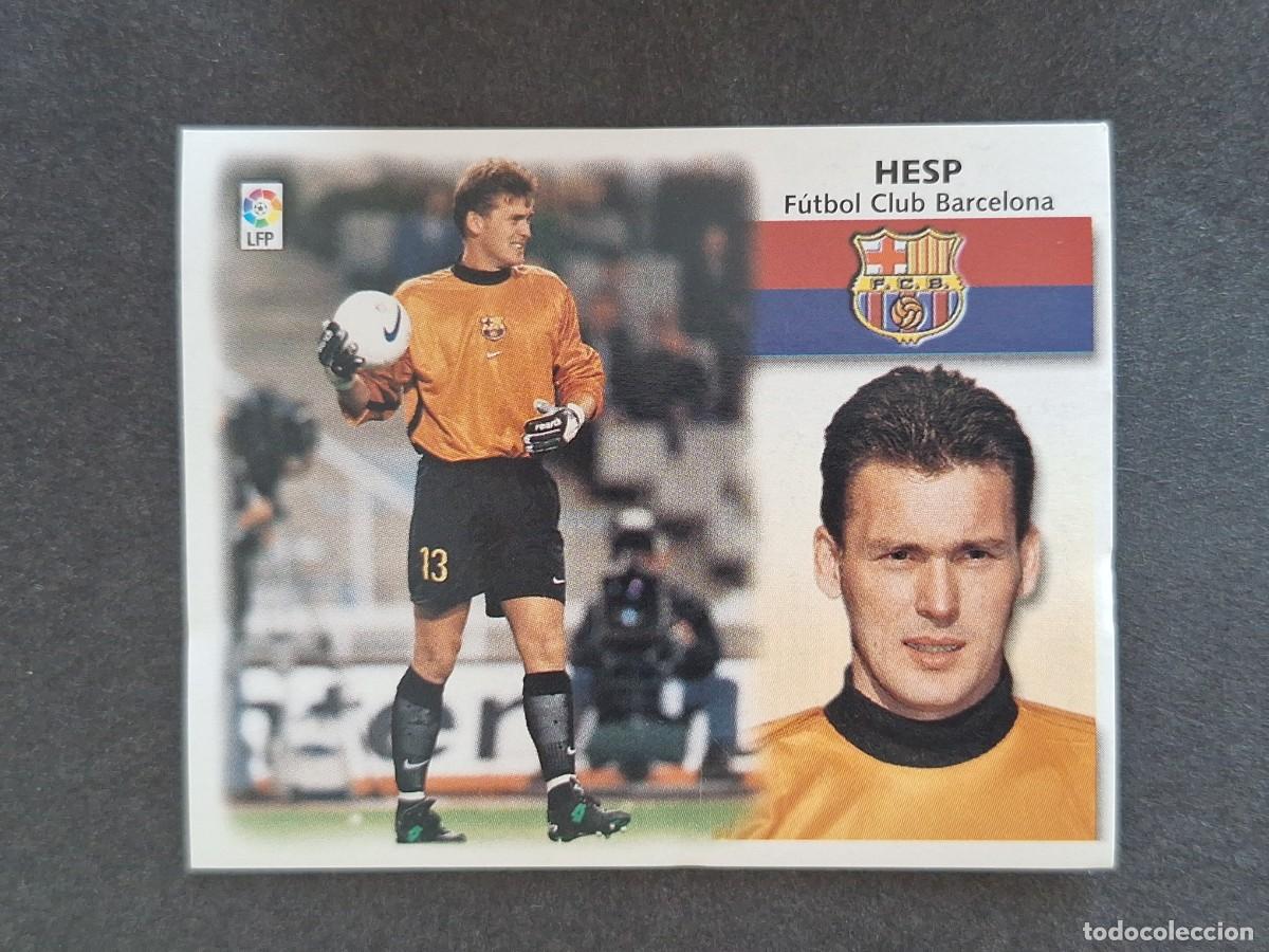 Cromos de f&uacute;tbol: L5 HESP F. C. BARCELONA LIGA ESTE 1999 2000 99 00 NUNCA PEGADO SIN PEGAR