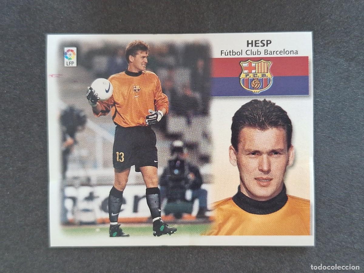 Cromos de f&uacute;tbol: L5 HESP F. C. BARCELONA LIGA ESTE 1999 2000 99 00 NUNCA PEGADO SIN PEGAR