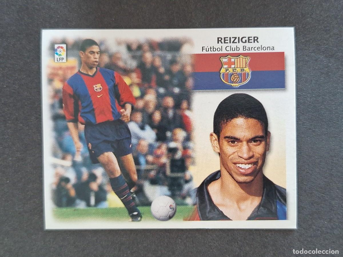 Cromos de f&uacute;tbol: L5 REIZIGER F. C. BARCELONA LIGA ESTE 1999 2000 99 00 NUNCA PEGADO SIN PEGAR