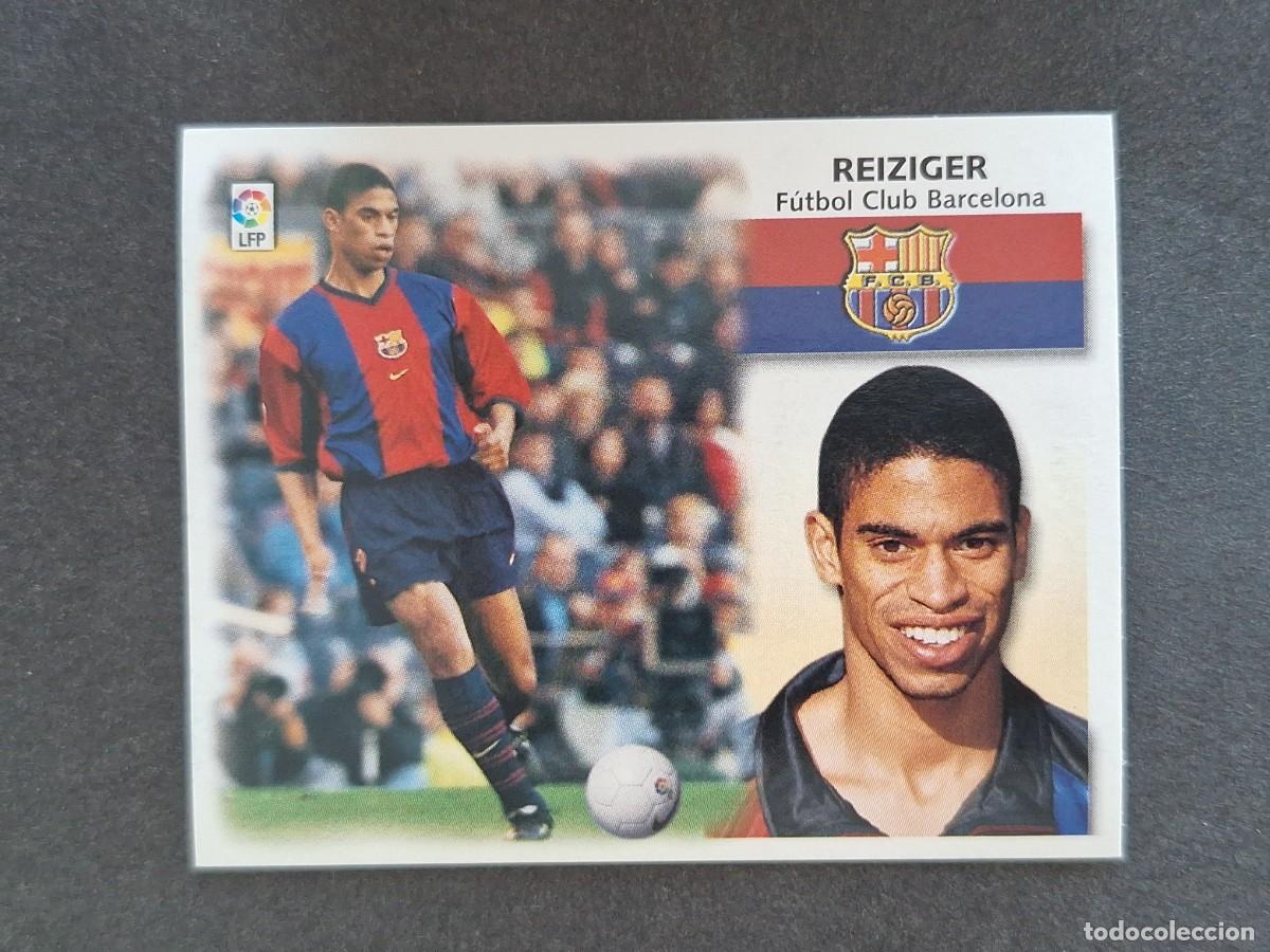 Cromos de f&uacute;tbol: L5 REIZIGER F. C. BARCELONA LIGA ESTE 1999 2000 99 00 NUNCA PEGADO SIN PEGAR