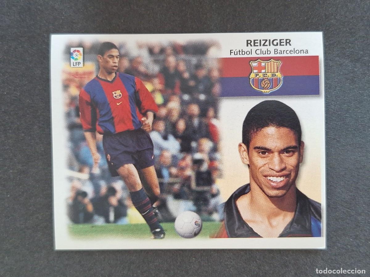 Cromos de f&uacute;tbol: L5 REIZIGER F. C. BARCELONA LIGA ESTE 1999 2000 99 00 NUNCA PEGADO SIN PEGAR