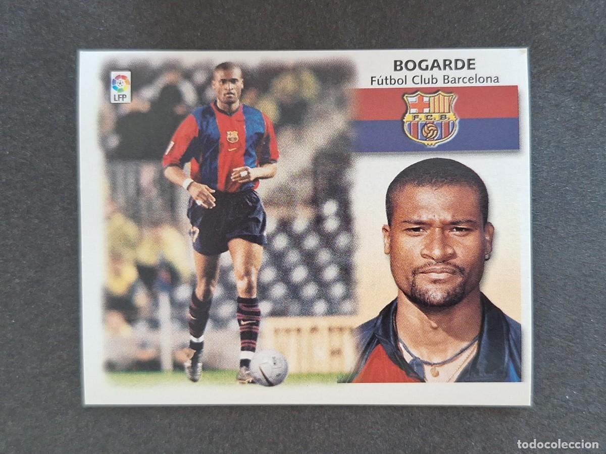 Cromos de f&uacute;tbol: L5 BOGARDE F. C. BARCELONA LIGA ESTE 1999 2000 99 00 NUNCA PEGADO SIN PEGAR