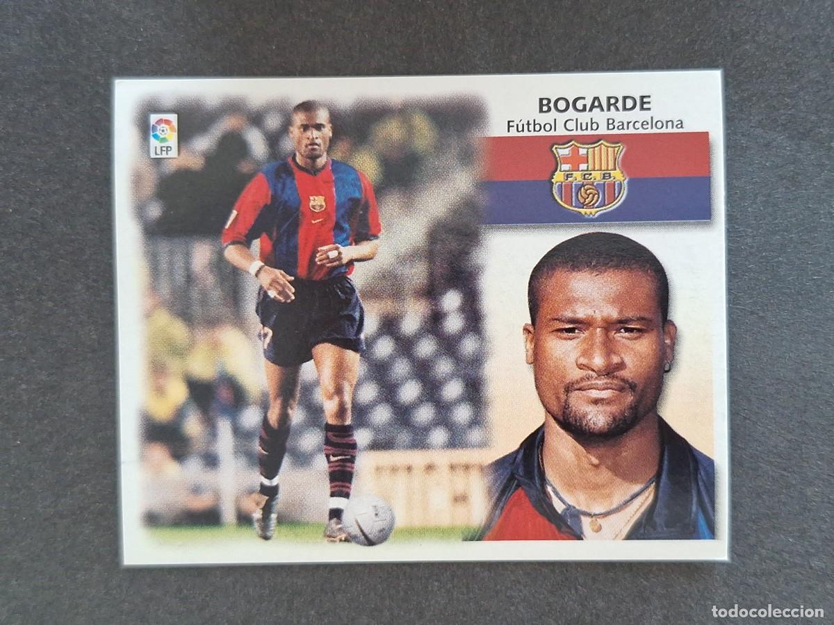 Cromos de f&uacute;tbol: L5 BOGARDE F. C. BARCELONA LIGA ESTE 1999 2000 99 00 NUNCA PEGADO SIN PEGAR