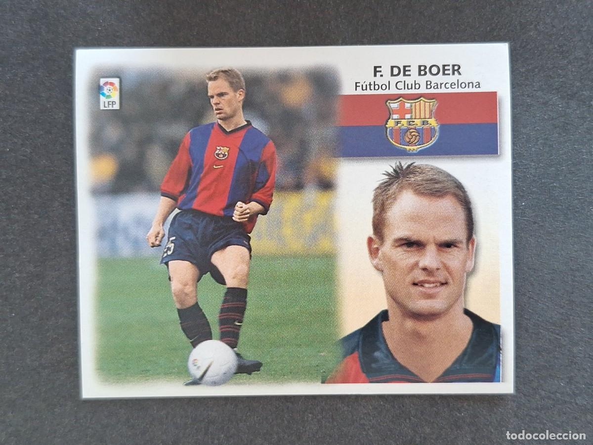 Cromos de f&uacute;tbol: L5 F. DE BOER F. C. BARCELONA LIGA ESTE 1999 2000 99 00 NUNCA PEGADO SIN PEGAR