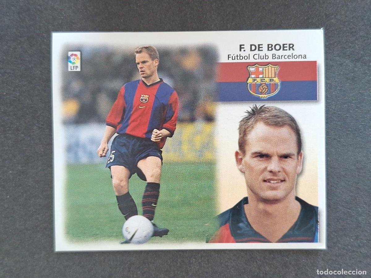 Cromos de f&uacute;tbol: L5 F. DE BOER F. C. BARCELONA LIGA ESTE 1999 2000 99 00 NUNCA PEGADO SIN PEGAR