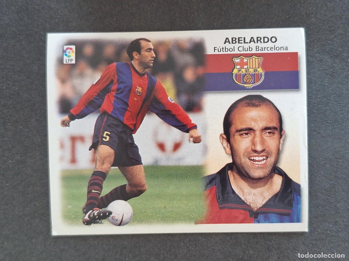 Cromos de f&uacute;tbol: L5 ABELARDO F. C. BARCELONA LIGA ESTE 1999 2000 99 00 NUNCA PEGADO SIN PEGAR
