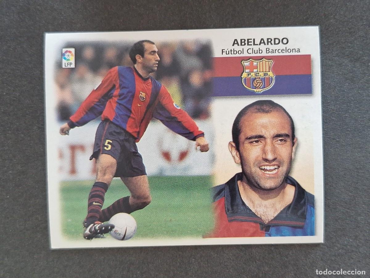 Cromos de f&uacute;tbol: L5 ABELARDO F. C. BARCELONA LIGA ESTE 1999 2000 99 00 NUNCA PEGADO SIN PEGAR