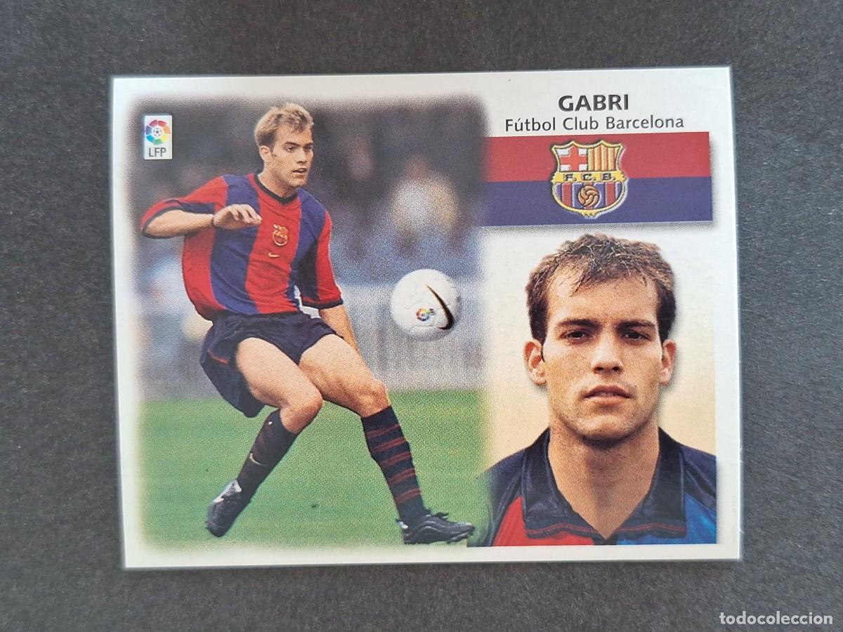 Cromos de Futebol: L5 GABRI F. C. BARCELONA LIGA ESTE 1999 2000 99 00 NUNCA PEGADO SIN PEGAR