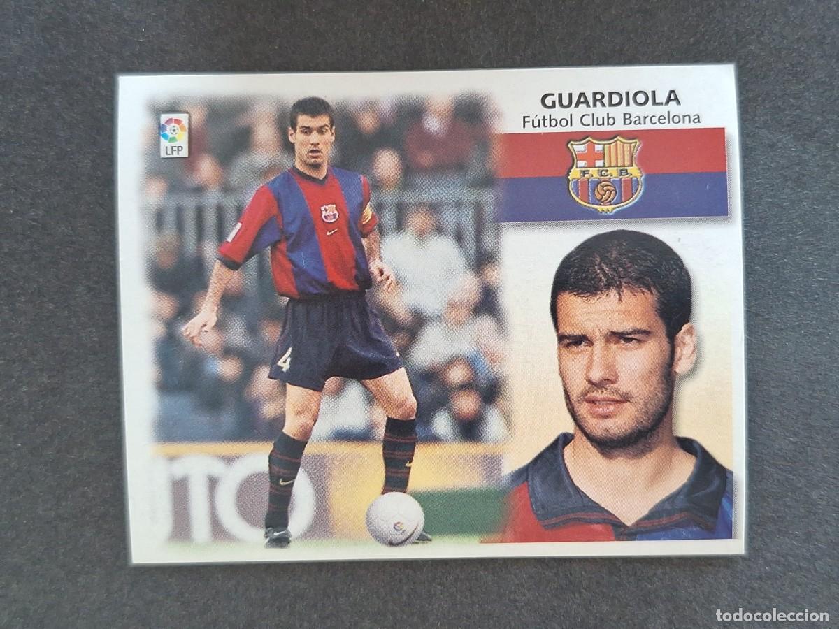 Cromos de Futebol: L5 GUARDIOLA F. C. BARCELONA LIGA ESTE 1999 2000 99 00 NUNCA PEGADO SIN PEGAR