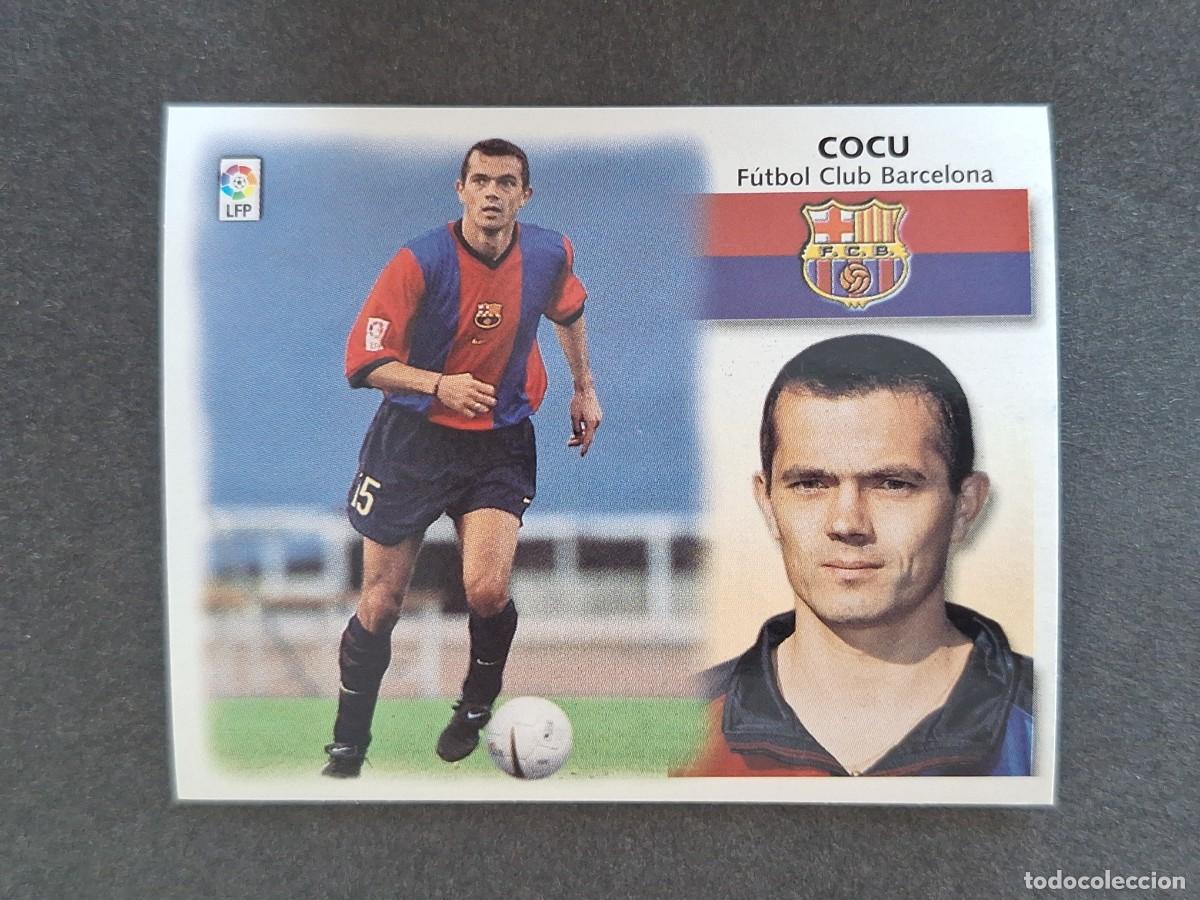 Cartes &agrave; collectionner de Football: L5 COCU F. C. BARCELONA LIGA ESTE 1999 2000 99 00 NUNCA PEGADO SIN PEGAR