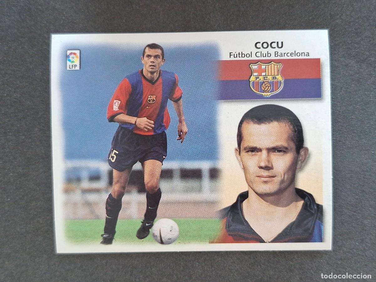 Cartes &agrave; collectionner de Football: L5 COCU F. C. BARCELONA LIGA ESTE 1999 2000 99 00 NUNCA PEGADO SIN PEGAR