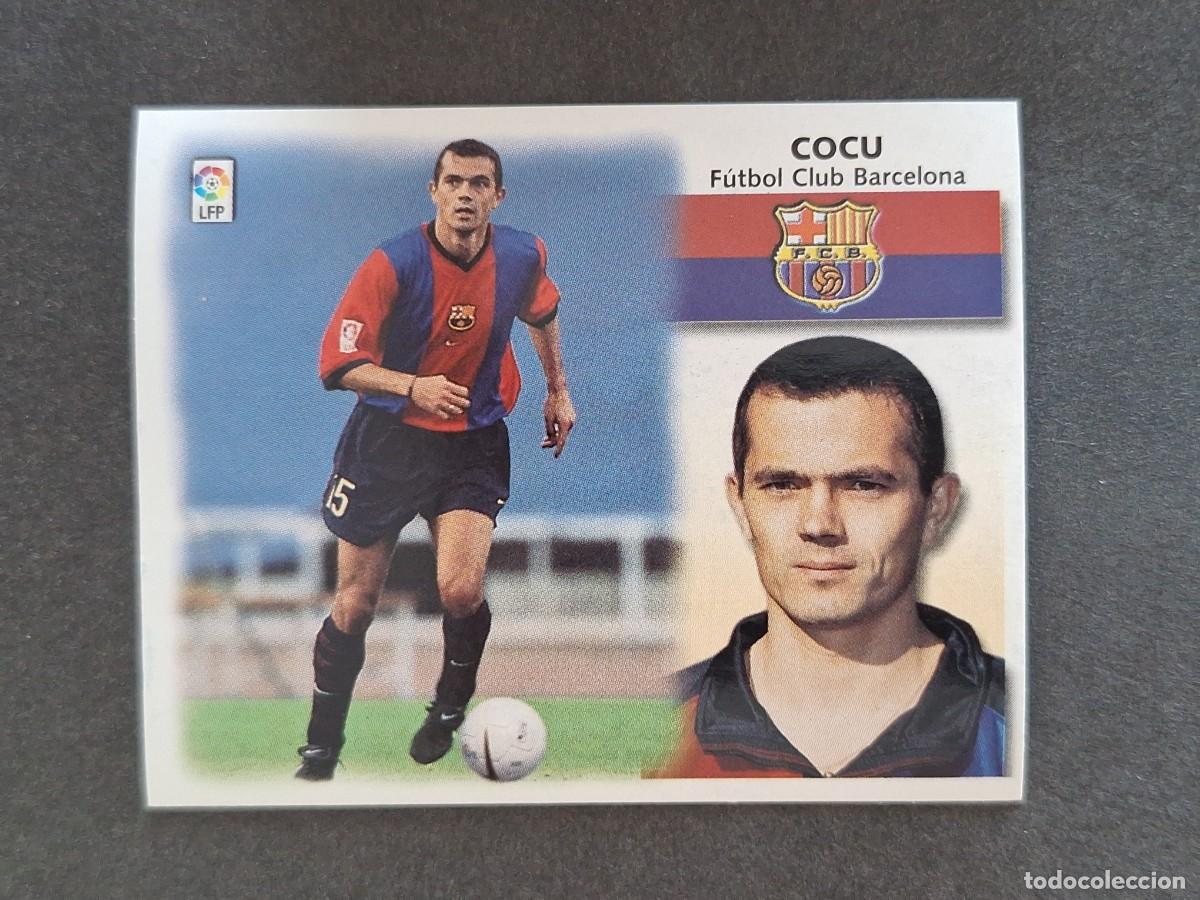 Cartes &agrave; collectionner de Football: L5 COCU F. C. BARCELONA LIGA ESTE 1999 2000 99 00 NUNCA PEGADO SIN PEGAR