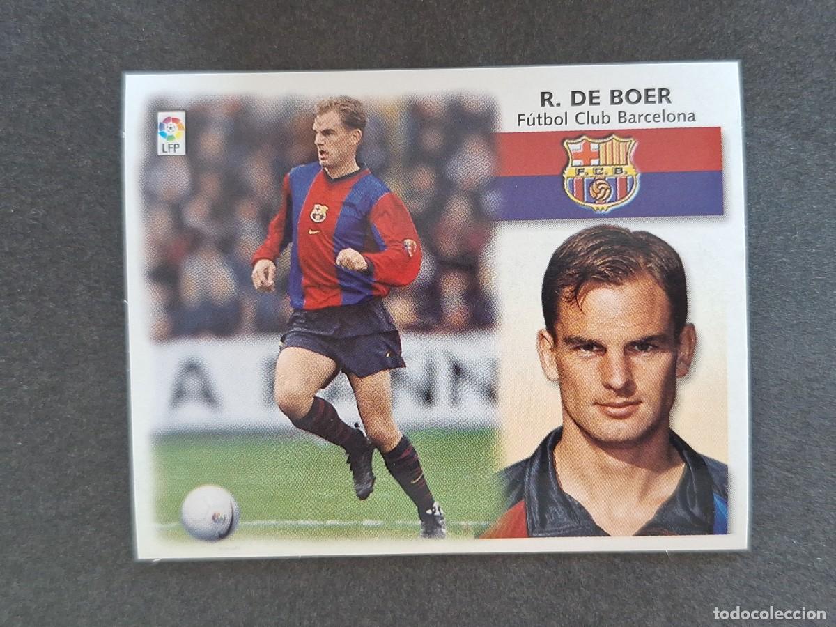 Cromos de f&uacute;tbol: L5 R. DE BOER F. C. BARCELONA LIGA ESTE 1999 2000 99 00 NUNCA PEGADO SIN PEGAR