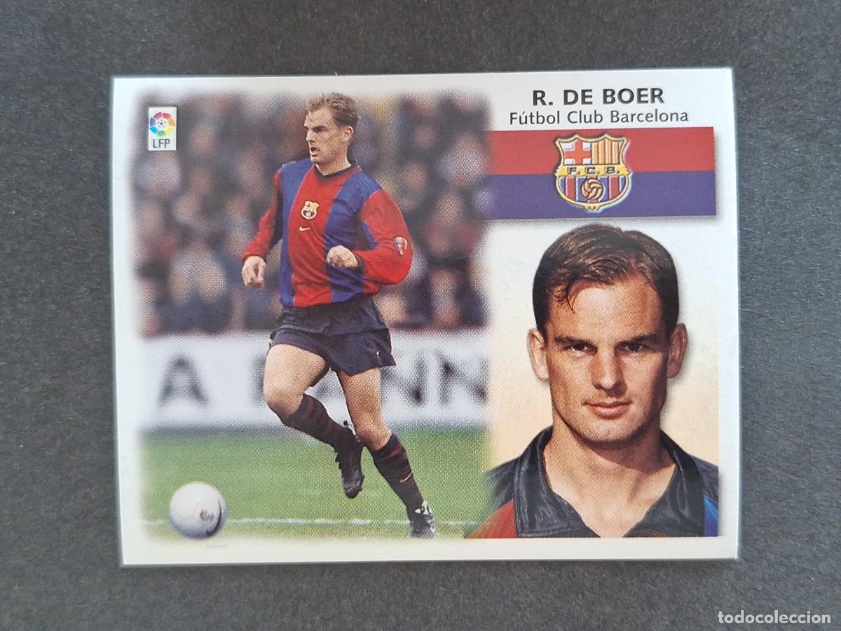 Cromos de f&uacute;tbol: L5 R. DE BOER F. C. BARCELONA LIGA ESTE 1999 2000 99 00 NUNCA PEGADO SIN PEGAR