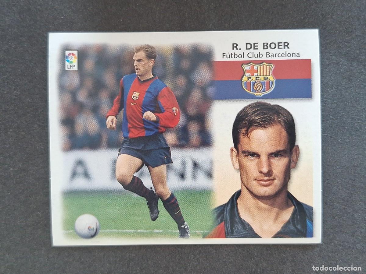 Cromos de f&uacute;tbol: L5 R. DE BOER F. C. BARCELONA LIGA ESTE 1999 2000 99 00 NUNCA PEGADO SIN PEGAR